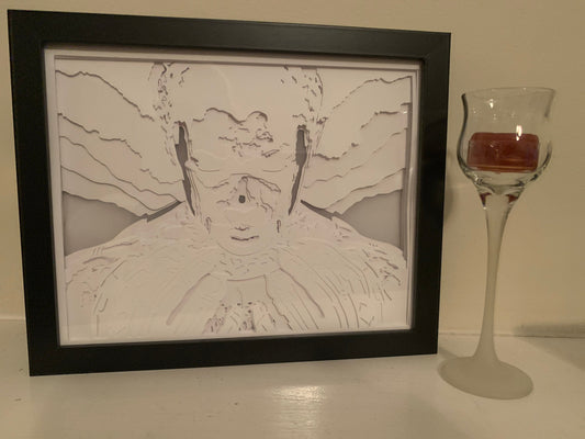 Black Panther Lightbox: Chadwick Boseman Wakanda Decor (8x10)