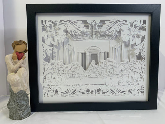 The Last Supper Light Box: Leonardo Da Vinci LED Lamp (8x10)