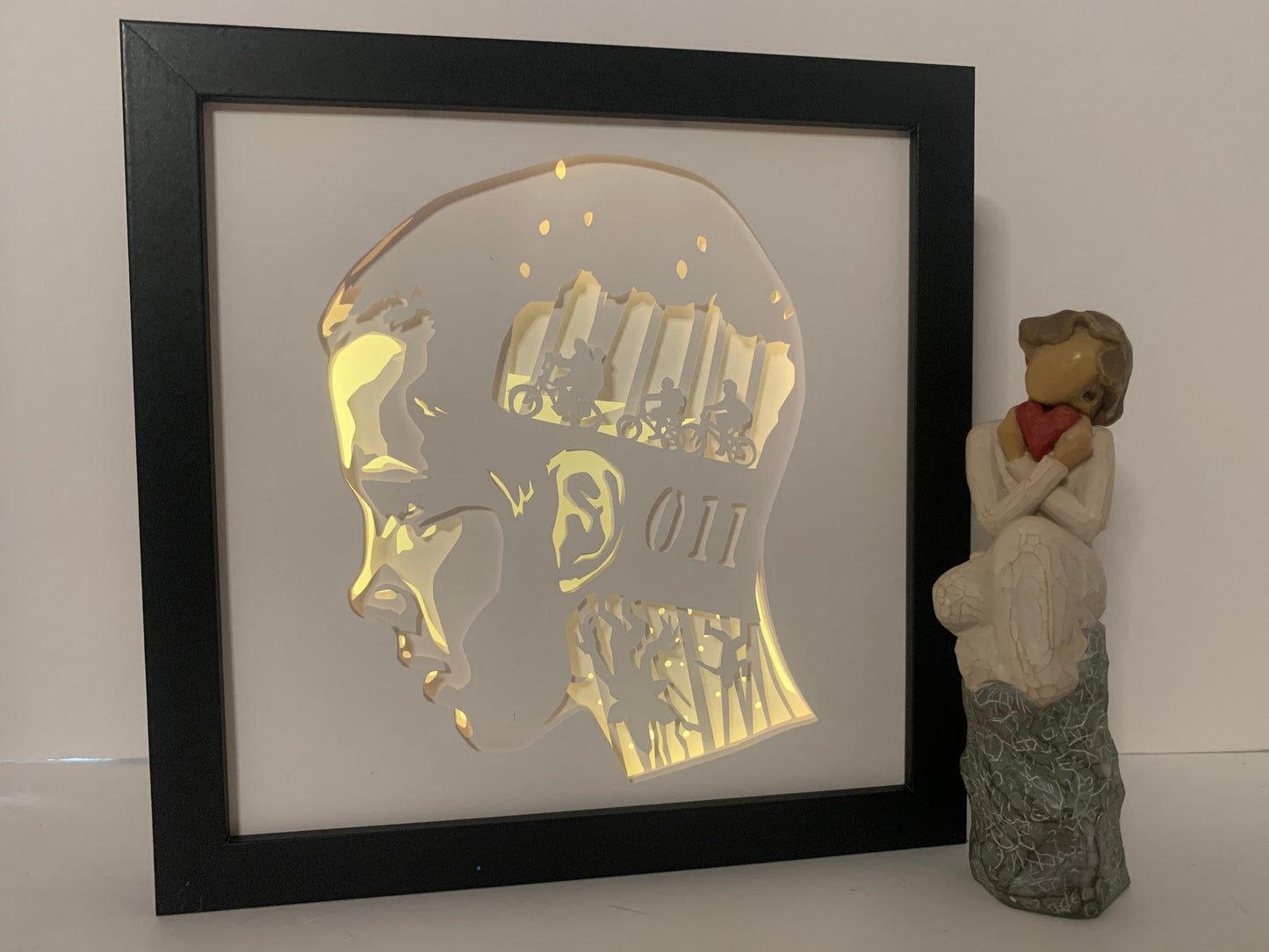 Stranger Things 011 Lightbox: Sci-Fi Shadow Box Decor