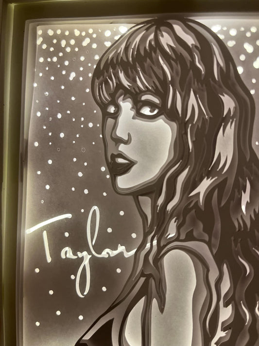 Taylor Swiftie Shadow Light Box: Swiftie LED Frame