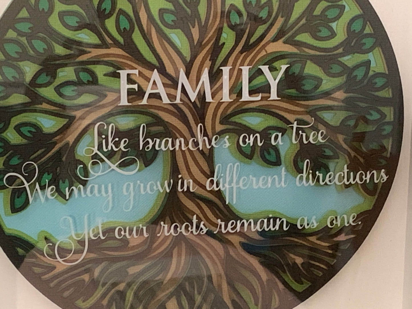 Family Tree of Life Shadow Box: Unique Home Decor (8"x8")