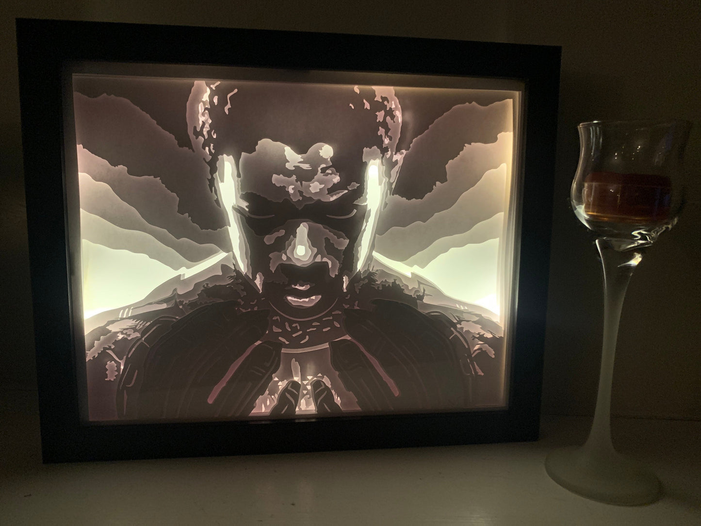 Black Panther Lightbox: Chadwick Boseman Wakanda Decor (8x10)