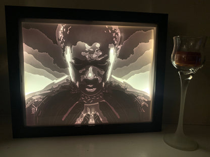 Black Panther Lightbox: Chadwick Boseman Wakanda Decor (8x10)