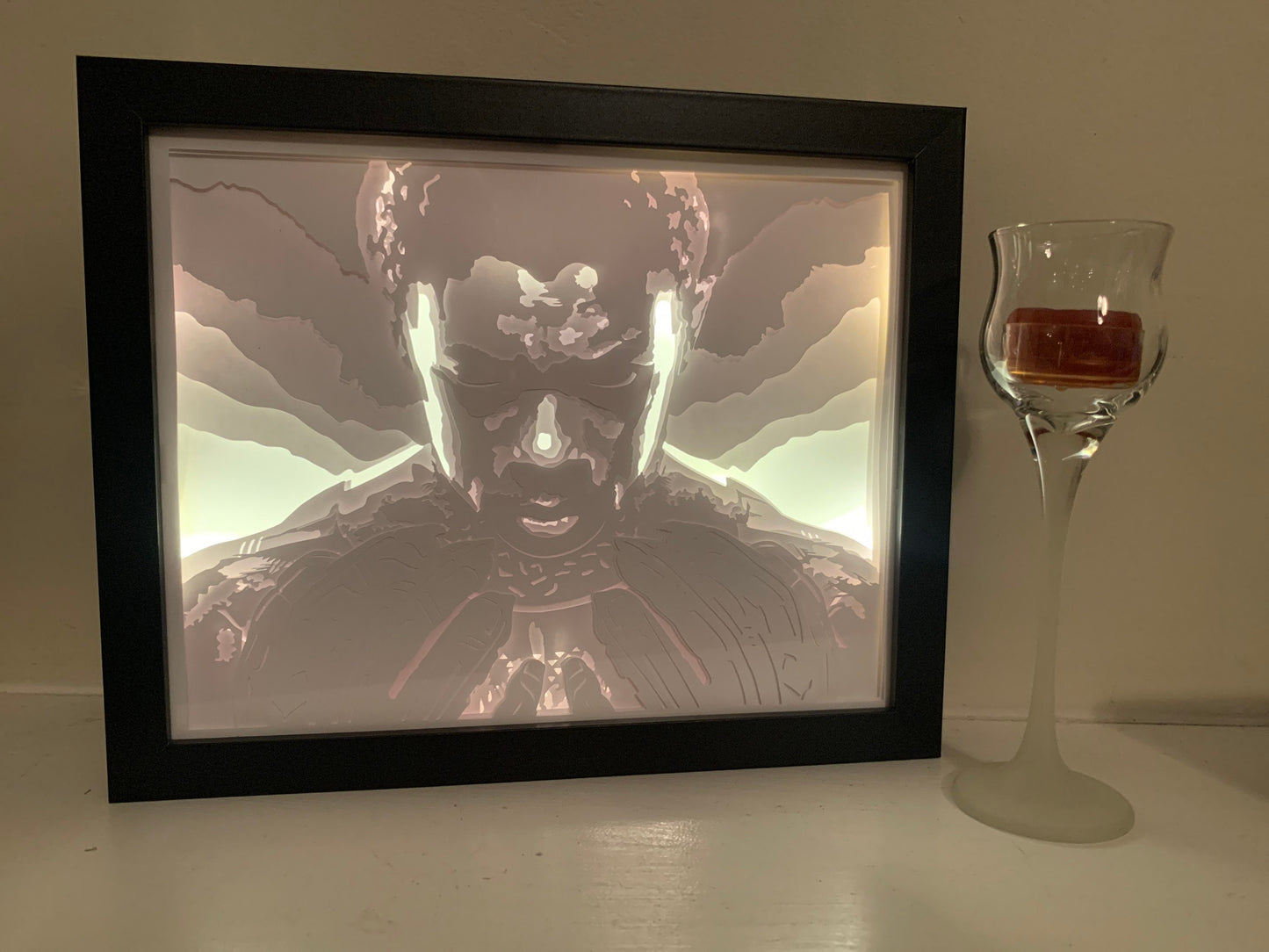 Black Panther Lightbox: Chadwick Boseman Wakanda Decor (8x10)