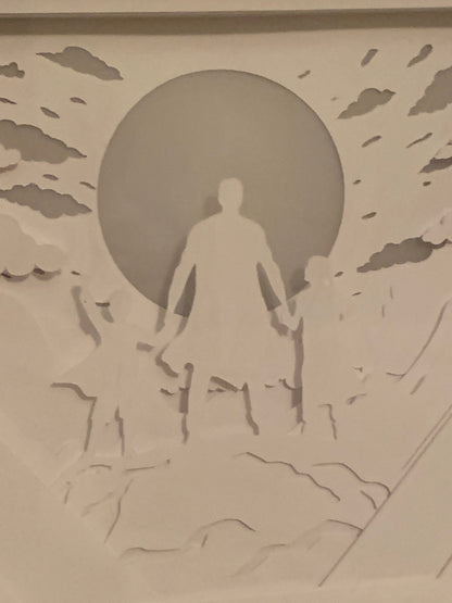 Father's Day Shadow Lightbox: Unique LED Light Box Frame