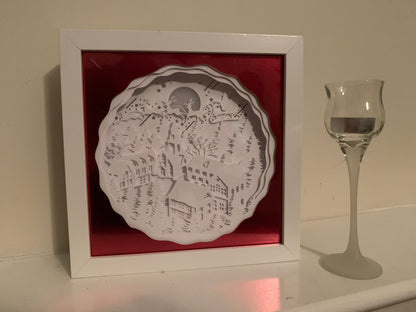 Christmas Shadow Box: Winter Wonderland LED Lighted Decor