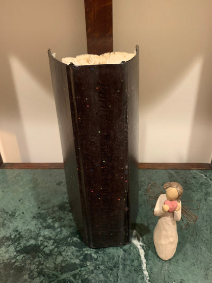 LOVE heart book, Decorative Book Fold, folded book, Home decor, Room decor, Great anniversary gift, gift for wife or family