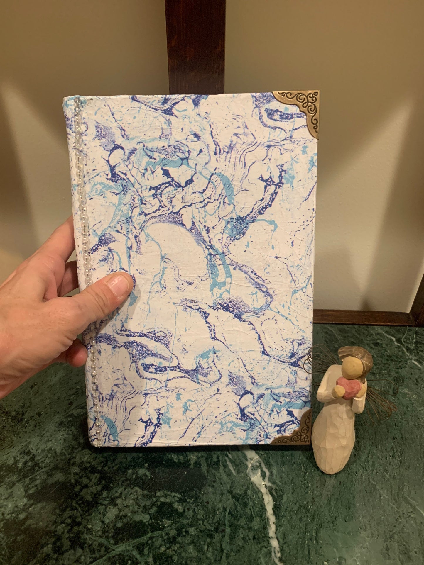 Dove of Peace Book Fold Art: Religious Home Decor