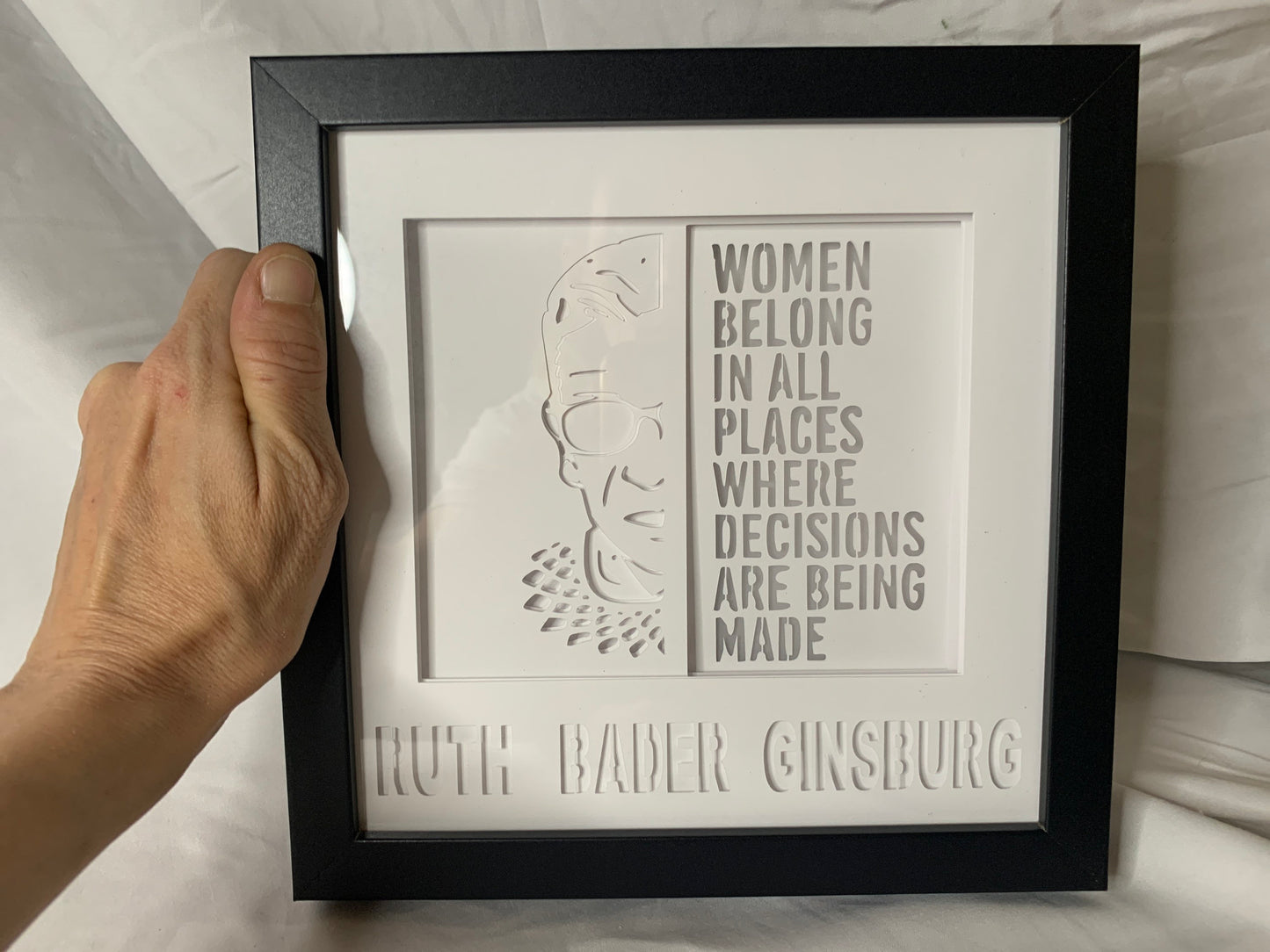 RBG Lightbox: Ruth Bader Ginsburg Shadow Box Lamp