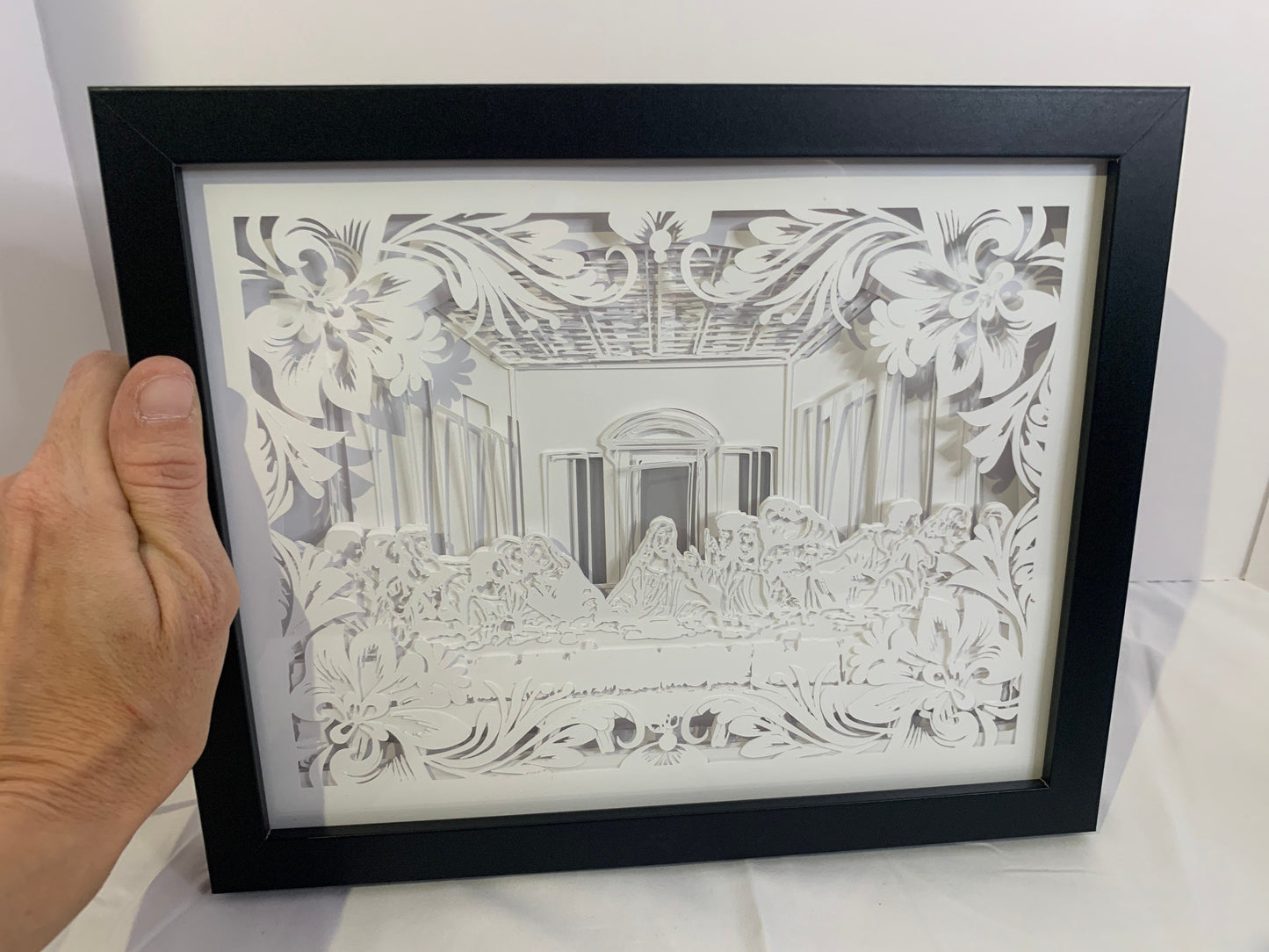 The Last Supper Light Box: Leonardo Da Vinci LED Lamp (8x10)