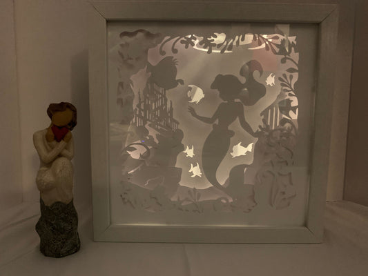 Ariel Shadow Box: The Little Mermaid, Under the Sea Decor