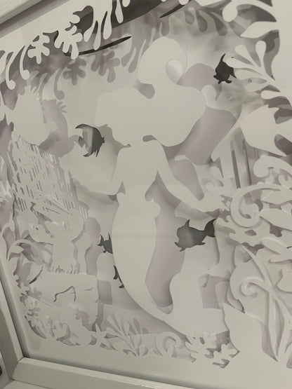 Ariel Shadow Box: The Little Mermaid, Under the Sea Decor