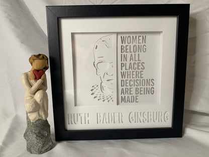 RBG Lightbox: Ruth Bader Ginsburg Shadow Box Lamp