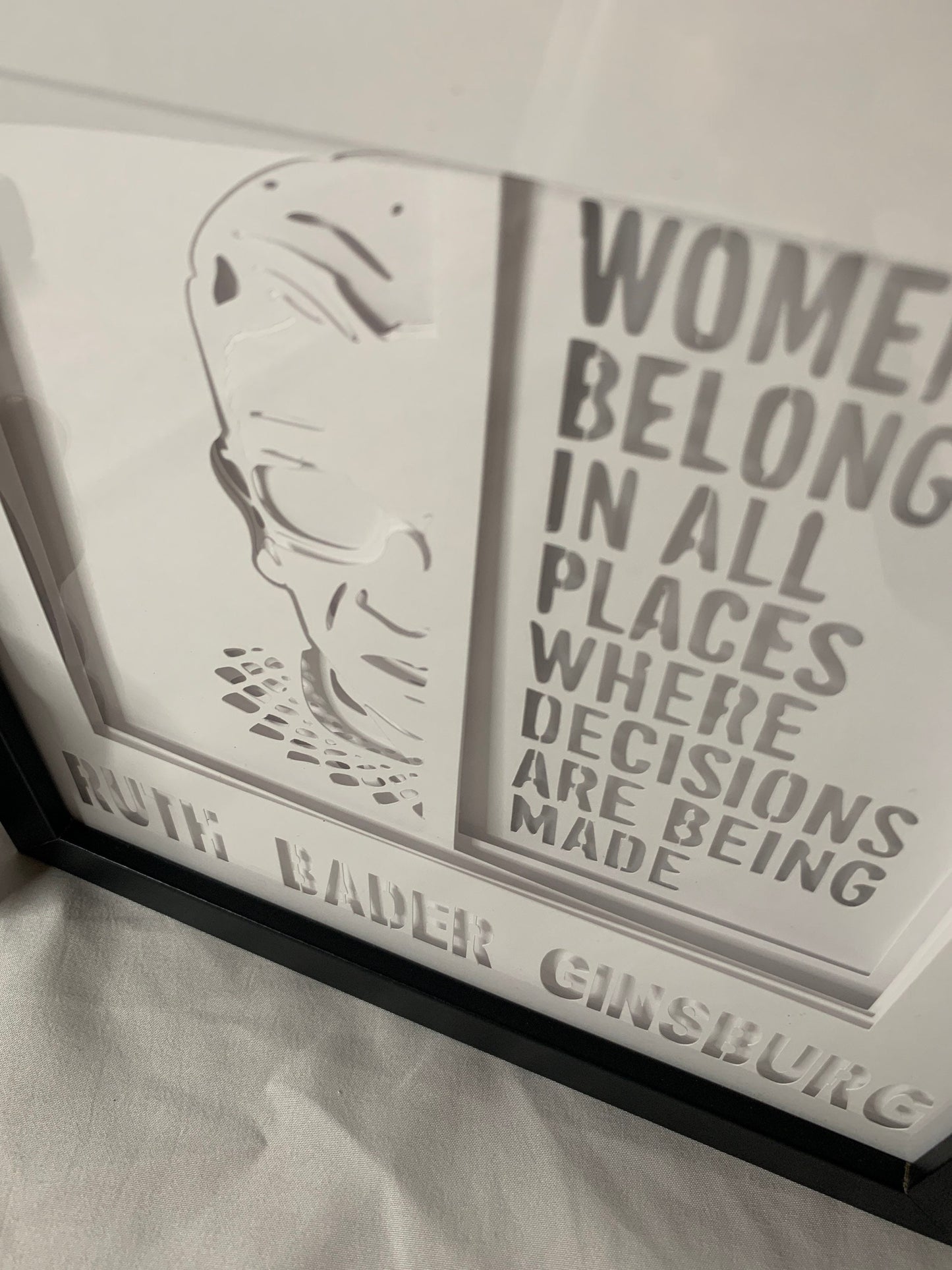 RBG Lightbox: Ruth Bader Ginsburg Shadow Box Lamp