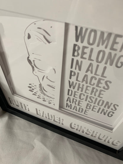 RBG Lightbox: Ruth Bader Ginsburg Shadow Box Lamp
