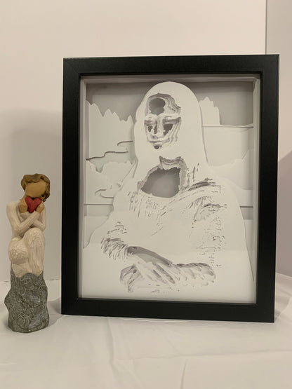 Mona Lisa Light Box: Leonardo Da Vinci LED Wall Art (8x10)