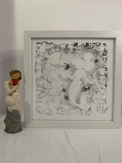 Ariel Shadow Box: The Little Mermaid, Under the Sea Decor