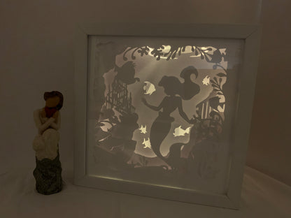 Ariel Shadow Box: The Little Mermaid, Under the Sea Decor