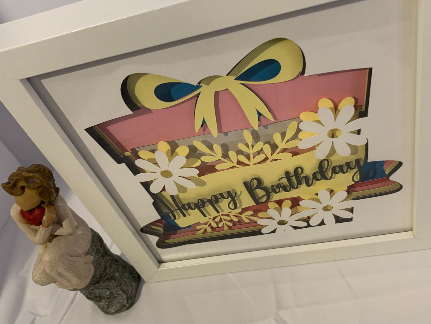 Happy Birthday Shadow Box Frame: Decorative Gift