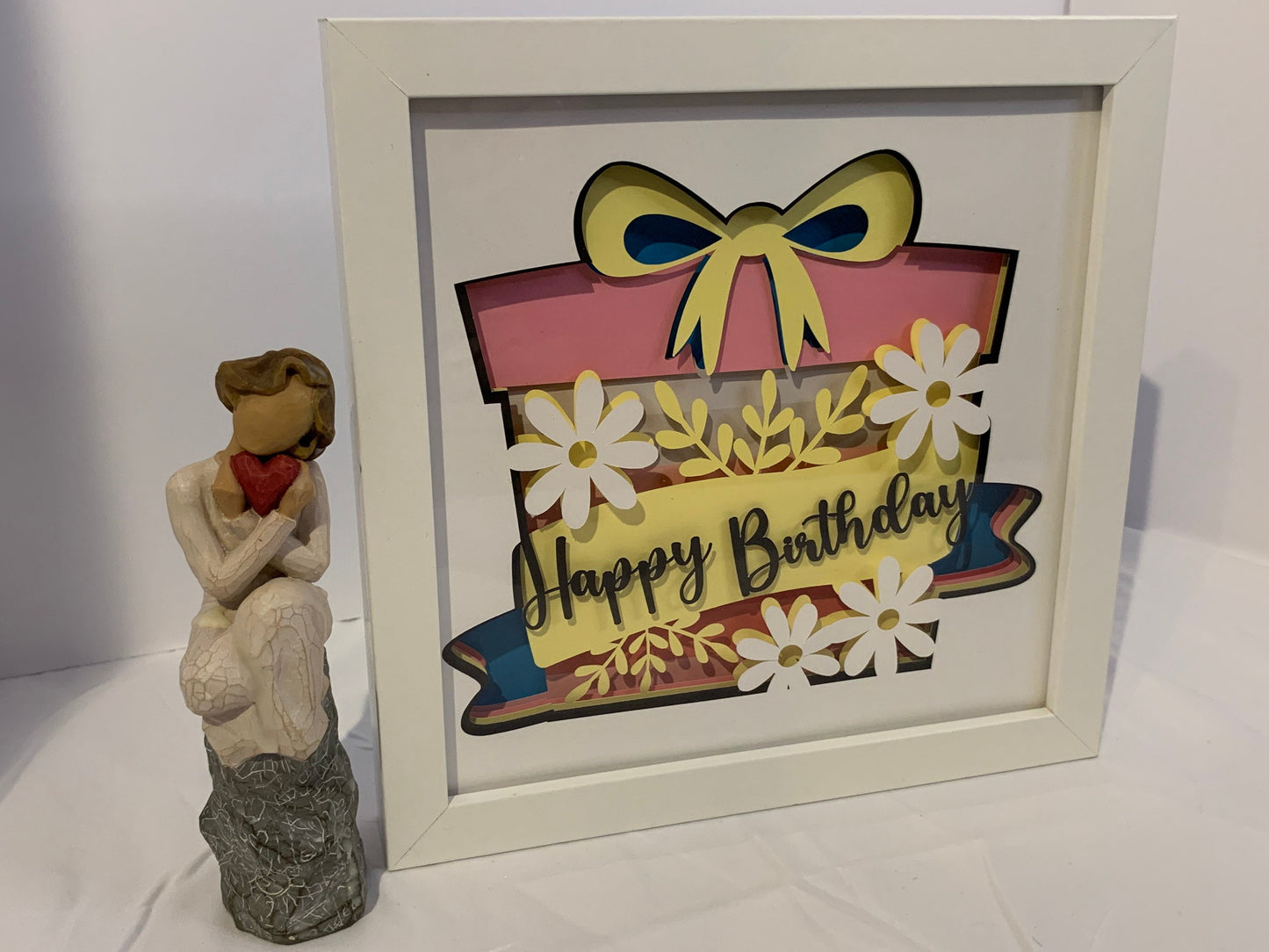 Happy Birthday Shadow Box Frame: Decorative Gift