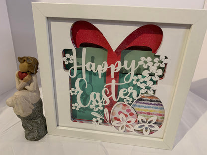 Easter Egg Decor Frame: 3D Shadow Box Wall Art
