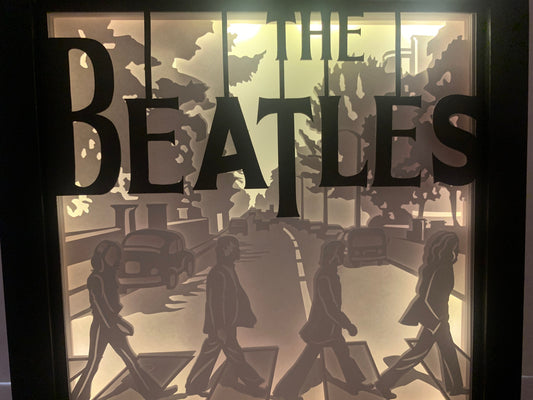 The Beatles Abbey Road Lightbox: LED Shadow Box Frame