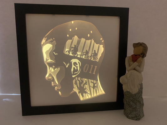 Stranger Things 011 Lightbox: Sci-Fi Shadow Box Decor