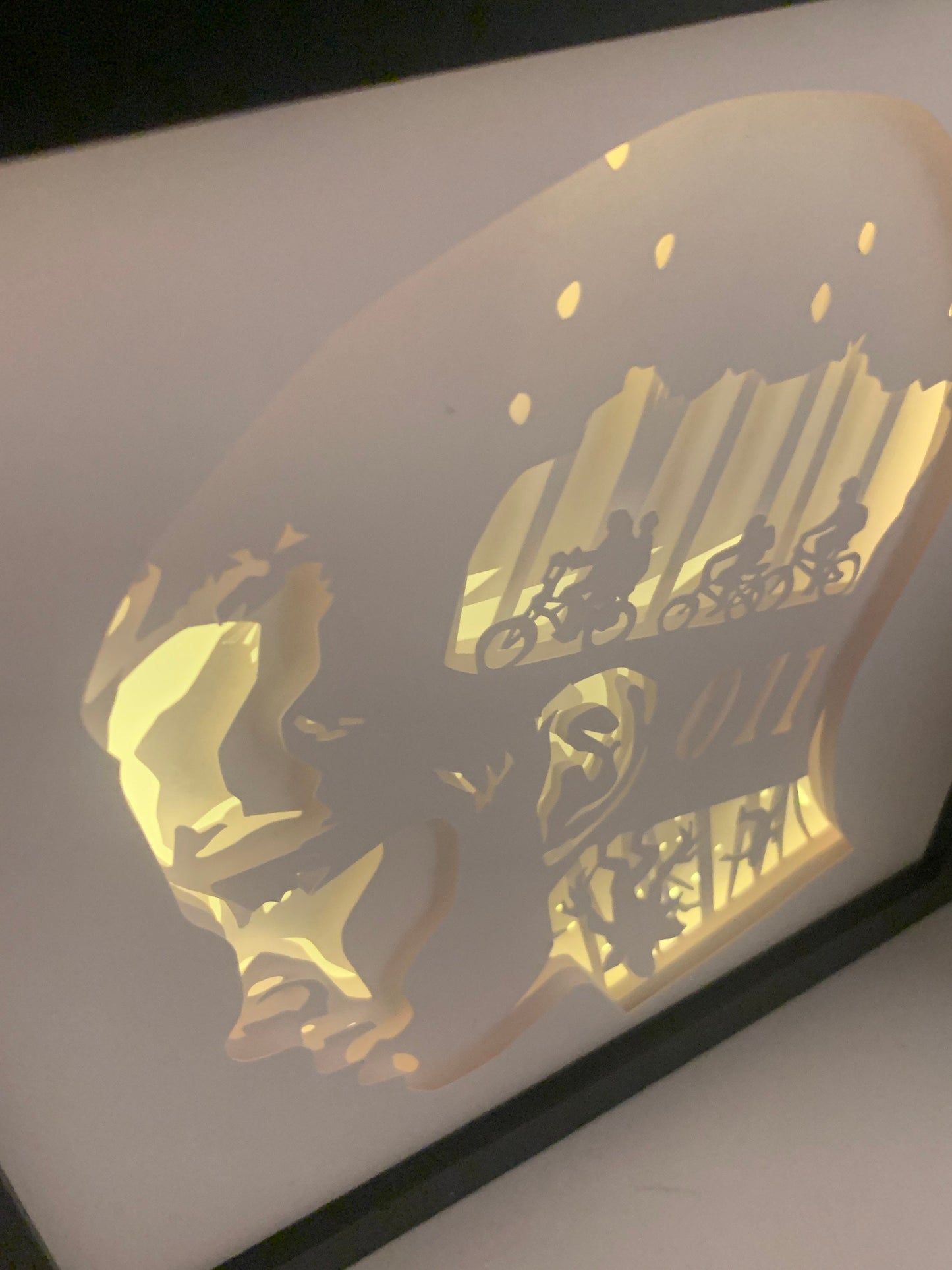 Stranger Things 011 Lightbox: Sci-Fi Shadow Box Decor