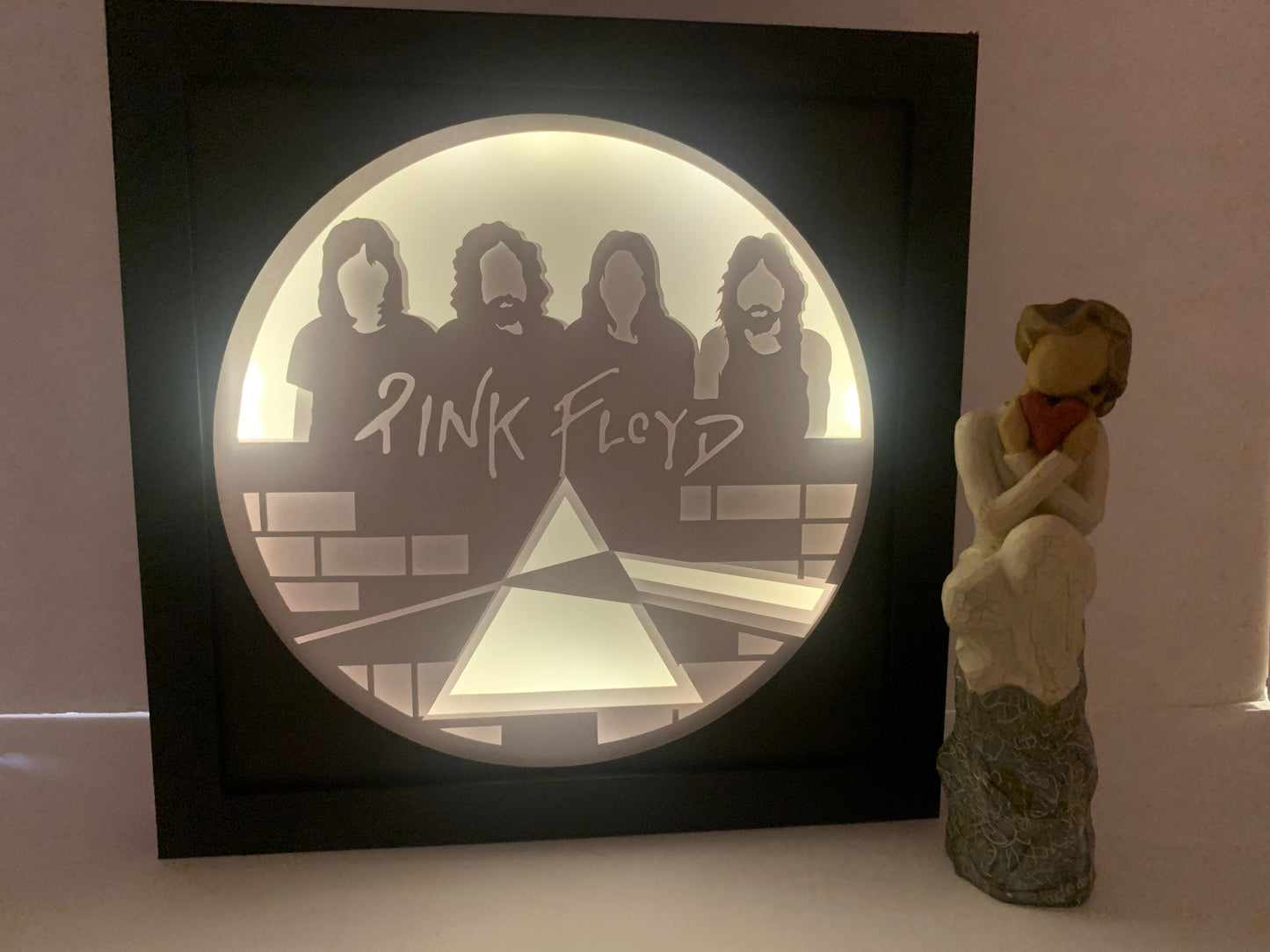 Pink Floyd 'The Wall' Lightbox: LED Shadow Box Frame