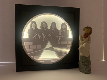 Pink Floyd 'The Wall' Lightbox: LED Shadow Box Frame