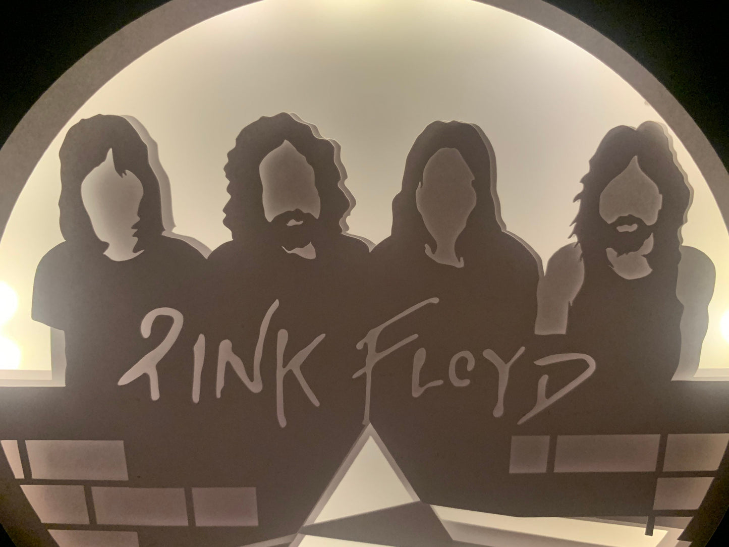 Pink Floyd 'The Wall' Lightbox: LED Shadow Box Frame