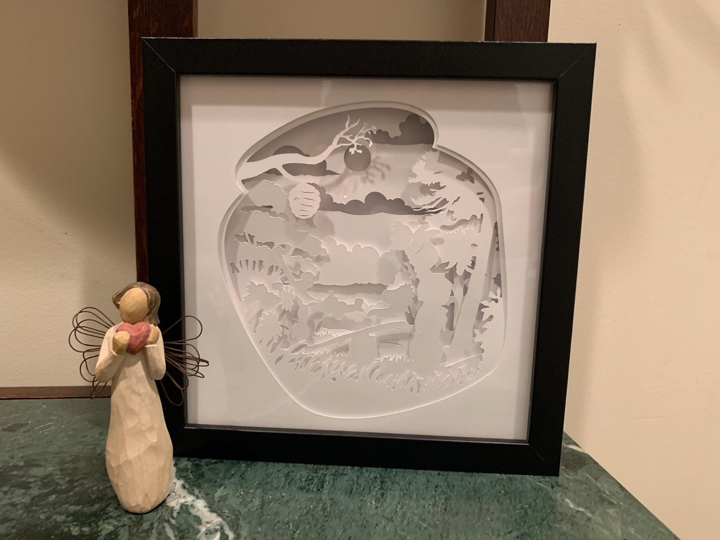Winnie the Pooh Lightbox: Nursery Decor Shadow Box