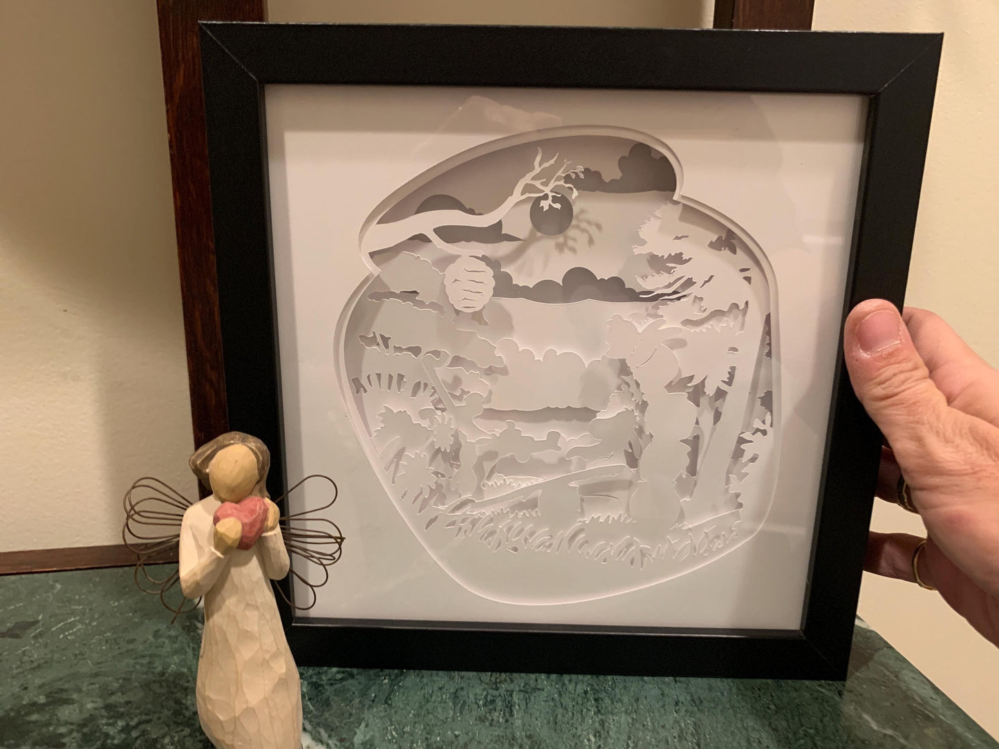 Winnie the Pooh Lightbox: Nursery Decor Shadow Box