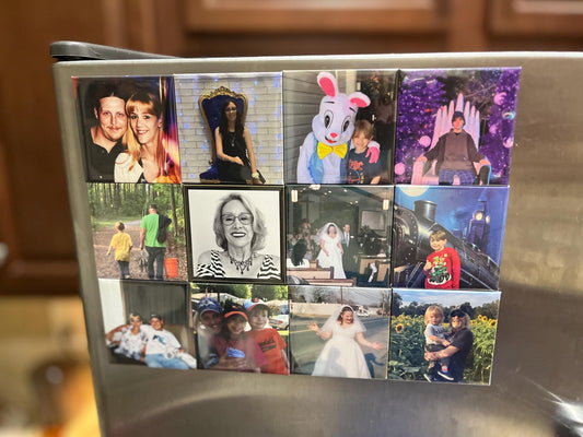 Custom Photo Magnets: Set of 9 Personalized Gifts (2x2")