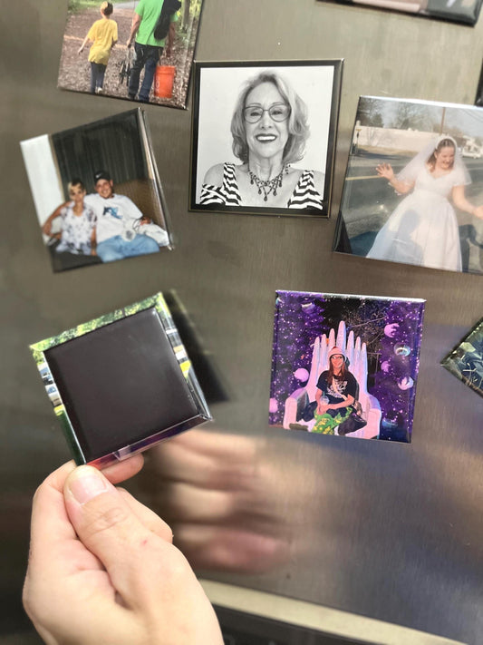 Custom Photo Magnets: Personalized Wedding Keepsakes 2x2"